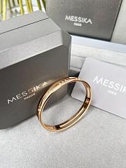 Messika Move Romane Bangle Pink Gold Diamond Bracelet 06747 - 1