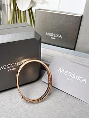 Messika Move Romane Bangle Pink Gold Diamond Bracelet 06747 - 2