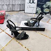 Dolce & Gabbana 105 Sandals With Embroidery in Black - 6