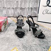 Dolce & Gabbana 105 Sandals With Embroidery in Black - 2