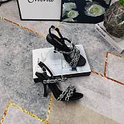 Dolce & Gabbana 105 Sandals With Embroidery in Black - 3