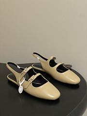 Hermes Mila Slingback Beige - 5