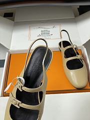 Hermes Mila Slingback Beige - 3