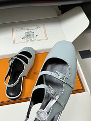 Hermes Mila Slingback Blue - 2