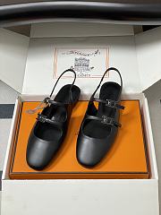 Hermes Mila Slingback Black - 1