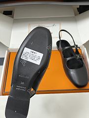 Hermes Mila Slingback Black - 6