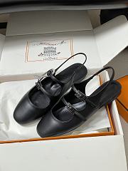 Hermes Mila Slingback Black - 3