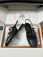 Hermes Mila Slingback Black - 4