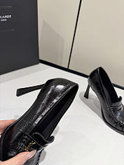 YSL Le Loafer Supple in Eel in Black 11cm - 5
