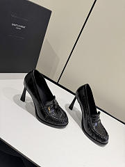 YSL Le Loafer Supple in Eel in Black 11cm - 2
