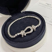 Fred Force 10 Bracelet Large Model 18k White Gold And Diamonds 0B0050-6J0172 - 3