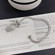 Fred Force 10 Bracelet Large Model 18k White Gold And Diamonds 0B0050-6J0172 - 5
