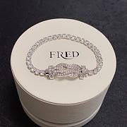 Fred Chance Infinie Bracelet Large Model 18k White Gold And Diamonds 0B0103-6J0172 - 1