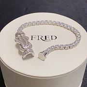 Fred Chance Infinie Bracelet Large Model 18k White Gold And Diamonds 0B0103-6J0172 - 5