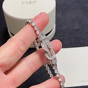 Fred Chance Infinie Bracelet Large Model 18k White Gold And Diamonds 0B0103-6J0172 - 3