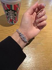 Fred Chance Infinie Bracelet Large Model 18k White Gold And Diamonds 0B0103-6J0172 - 2