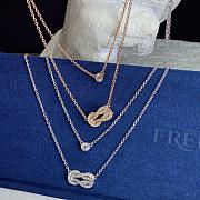 Fred Chance Infinie Necklace Medium Model 18k White Gold And Diamonds 7B0226 - 5