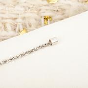 Fred Force 10 Necklace Medium Model 18k White Gold And Diamonds 7B0235 - 5