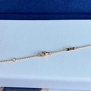 Fred Force 10 Necklace Medium Model 18k Rose Gold And Diamonds 7B0234 - 2