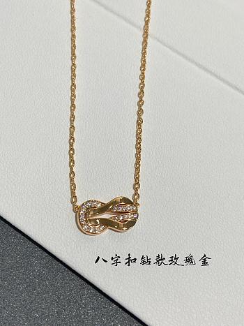 Fred Chance Infinie Necklace Medium Model 18k Rose Gold 7B0221