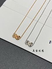 Fred Chance Infinie Necklace Medium Model 18k White Gold 7B0222 - 5