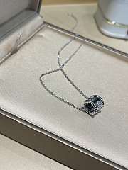 VCA Perlee Clovers Pendant 18K White Gold Diamond - 3