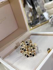 VCA Frivole Ring 8 Flowers 18K Yellow Gold Diamond - 3