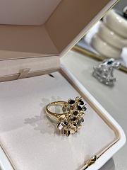 VCA Frivole Ring 8 Flowers 18K Yellow Gold Diamond - 2