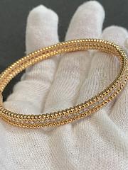 VCA Perlee Diamonds Bracelet 1 Row Medium Model 18K Rose Gold - 3