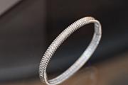 VCA Perlee Diamonds Bracelet 1 Row Medium Model 18K White Gold - 1