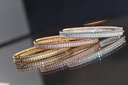 VCA Perlee Diamonds Bracelet 1 Row Medium Model 18K - 2