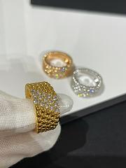 VCA Perlee Diamonds Ring 5 Rows 18k Diamond - 5