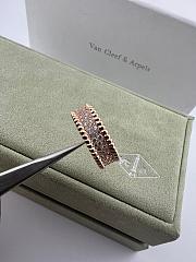 VCA Perlee Diamonds Ring 3 Rows 18k  - 2