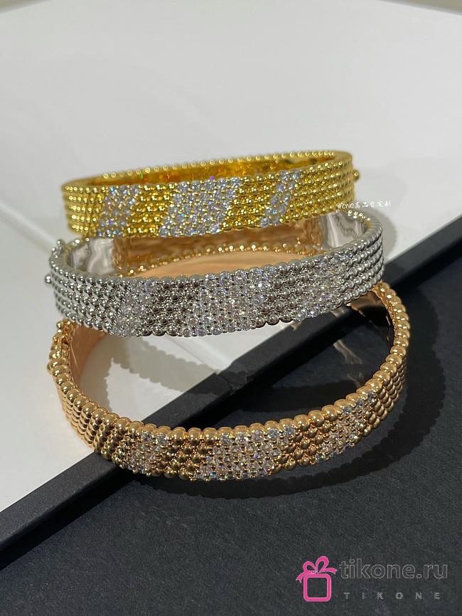 VCA Perlee Diamonds Bracelet 5 Rows Extra Large Model 18K - 1
