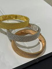 VCA Perlee Diamonds Bracelet 5 Rows Extra Large Model 18K - 4