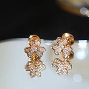 VCA Frivole Earrings Mini Model 18k Diamond VCARP3W100 - 5