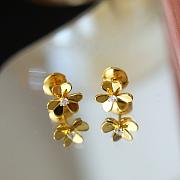 VCA Frivole Earrings Mini Model 18k Diamond VCARPJMN00 - 4
