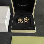 VCA Flowerlace Earrings 18k White Gold/ Yellow Gold Diamond VCARP05100 - 4