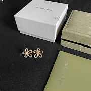 VCA Flowerlace Earrings 18k White Gold/ Yellow Gold Diamond VCARP05100 - 2