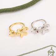 VCA Frivole Between The Finger Ring 18k Yellow Gold/ White Gold Diamond VCARPJMD00 - 2