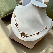 VCA Frivole Bracelet 5 Flowers 18k Yellow Gold Diamond VCARP3W400 - 2