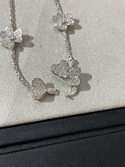 VCA Frivole Bracelet 5 Flowers 18k White Gold Diamond VCARP6L700 - 5