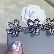 VCA Flowerlace Earrings 18k White Gold Diamond VCARP05100 - 5