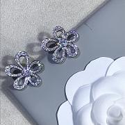 VCA Flowerlace Earrings 18k White Gold Diamond VCARP05100 - 3
