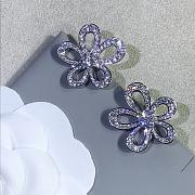 VCA Flowerlace Earrings 18k White Gold Diamond VCARP05100 - 1