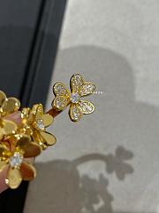 VCA Frivole Between The Finger Ring18k Yellow Gold Diamond VCARP3W500 - 6