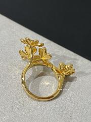 VCA Frivole Between The Finger Ring18k Yellow Gold Diamond VCARP3W500 - 5