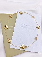 Frivole Necklace 9 Flowers 18K Yellow Gold Diamond VCARP3W600 - 6