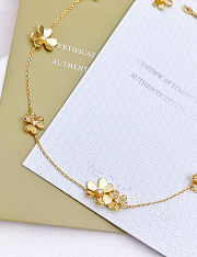 Frivole Necklace 9 Flowers 18K Yellow Gold Diamond VCARP3W600 - 5