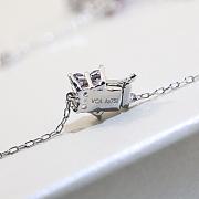 VCA Folie Des Pres Pendant 18K White Gold Diamond Sapphire VCARP05J00 - 4